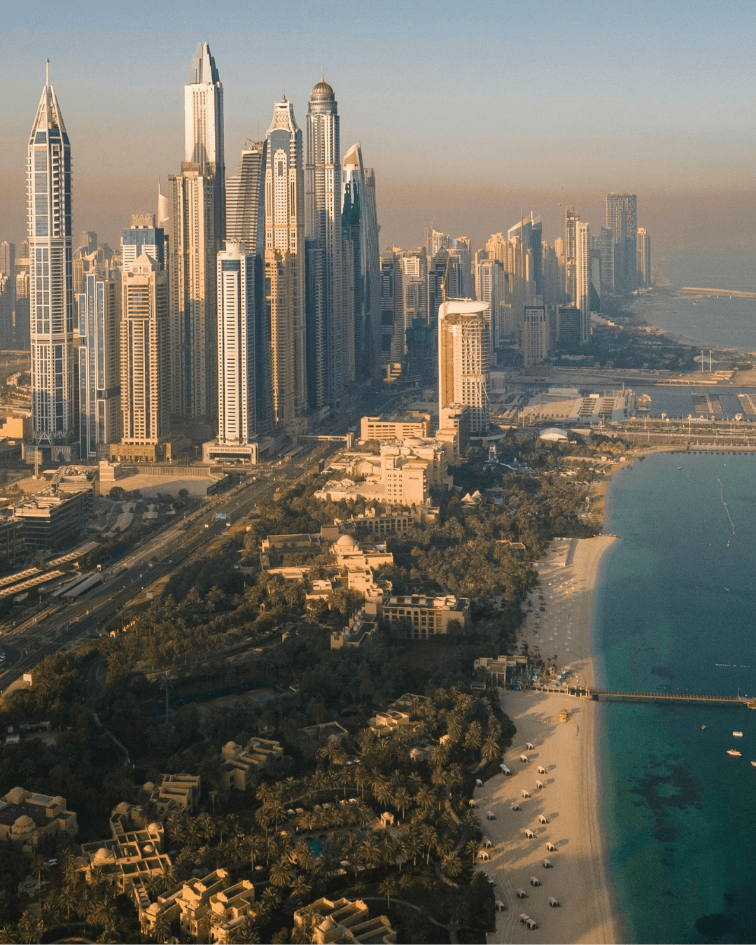 Skyline thrills + desert calm.